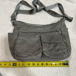 Baggalini Gray Crossbody Bag